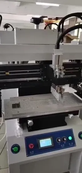 Halbautomatische SMT-Schablonendrucker-Siebdruckmaschine GDK Ssp